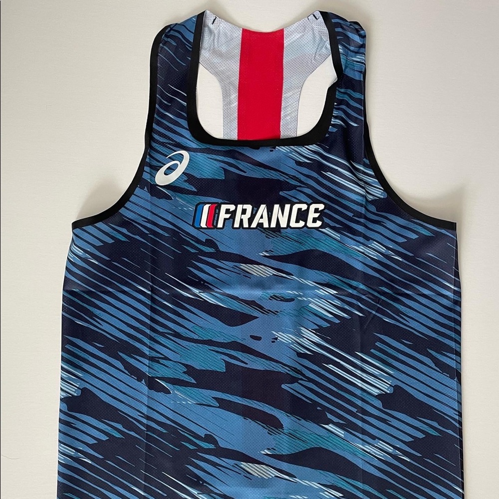 Nike Pro Elite Singlet Asics NXN France Jersey Track and Field Cross Country XC